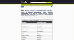 Desktop Screenshot of dico.lu