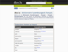 Tablet Screenshot of dico.lu